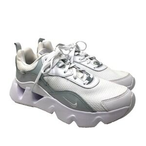 Nike Ryz 365 2 Sneaker White Metallic Platinum Womens 9.5 Activewear Running